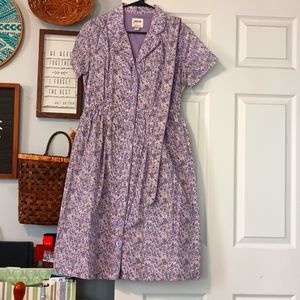 Joanie Purple Floral Dress
